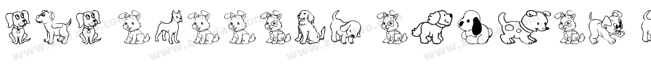 101 Puppies Italic SW字体转换